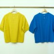 画像8: DAVO DAVO　 コットンリネンドビーチェックの５分袖ブラウス (8)