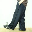 画像5: トラバイユマニュアル　キュプラチェック　サッシュワイドパンツ (5)