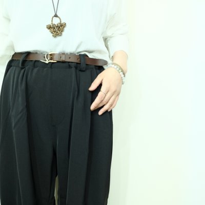 画像2: LA MOND　ツイルツイストセンターシームパンツ