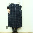 画像1: 快晴堂　タータンチェック　アルピーノポケットスカート (1)