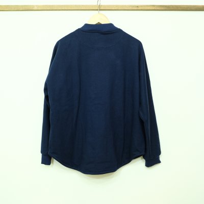 画像3: SLOWHANDS オーガニックコットンフリース ハイネックリブカーディガン
