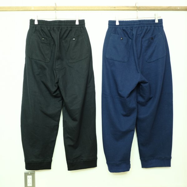 画像9: SLOWHANDS オーガニックコットンフリース　タックパンツ　 (9)