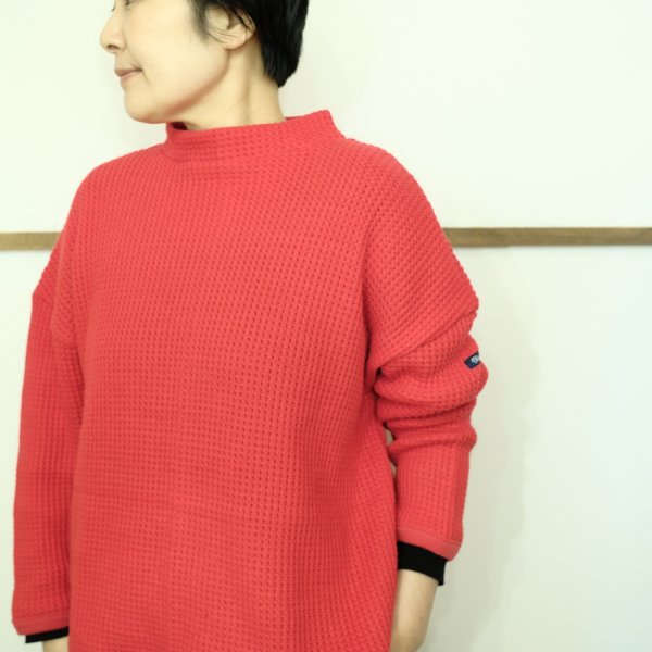 画像1: 女性モデル！　Tieasy　サーマルモックネックプルオーバー (1)