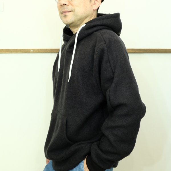 画像1: Remadeintokyojapan.　ソフトエアパイルのウオームニットパーカー (1)