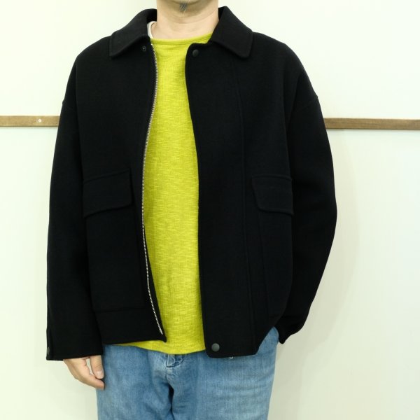 画像5: LA MOND　ダブルウエーブウールブルゾン (5)