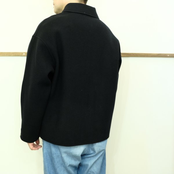 画像9: LA MOND　ダブルウエーブウールブルゾン (9)