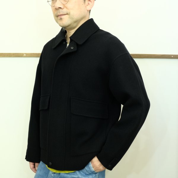 画像3: LA MOND　ダブルウエーブウールブルゾン (3)