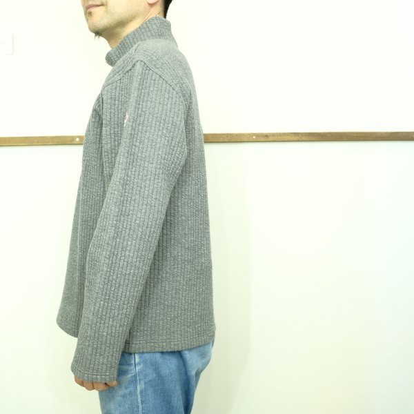 画像10: ARVOR MAREE　ストレッチキルト　モックネックプルオーバー (10)