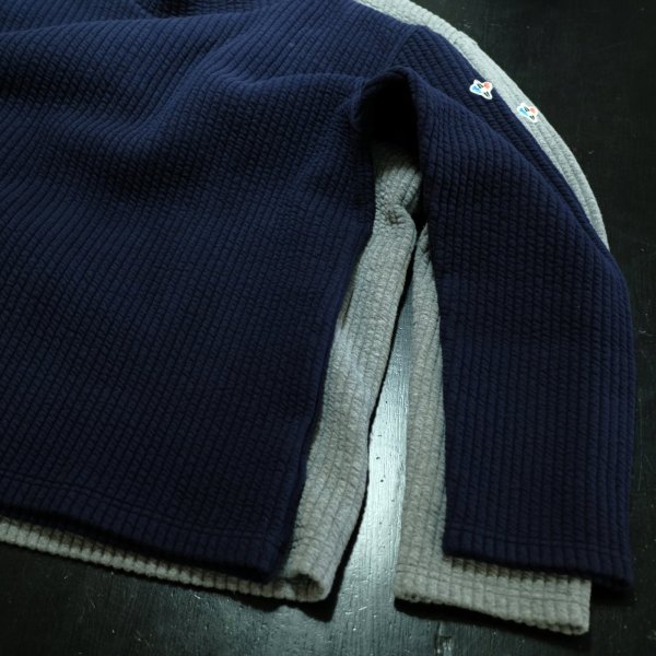 画像3: ARVOR MAREE　ストレッチキルト　モックネックプルオーバー (3)