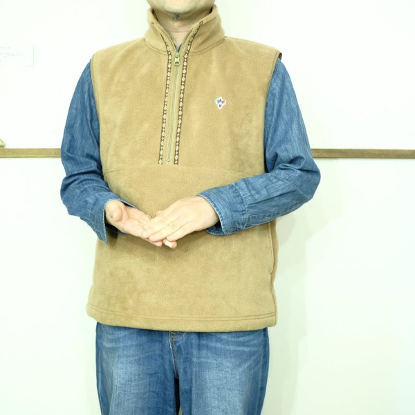 画像5: ARVOR MAREE　フリースベスト　チロリアンテープ (5)