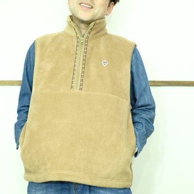 画像3: ARVOR MAREE　フリースベスト　チロリアンテープ