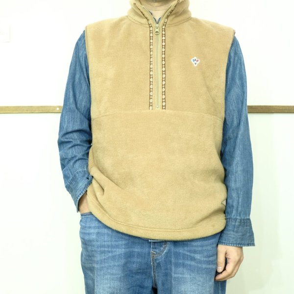 画像10: ARVOR MAREE　フリースベスト　チロリアンテープ (10)