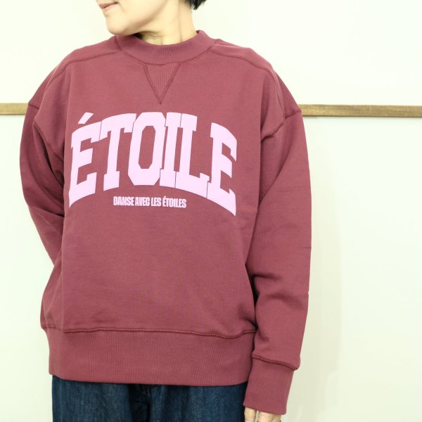 画像1: NOMBRE IMPAIR/FIL DE FER　  ETOILEプリント　スエットプルオーバー (1)