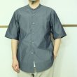画像1: LA MOND　バンドカラーシャツジャケット (1)