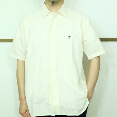 画像2: ARVOR MAREE　シアーサッカーのレギュラー半袖シャツ