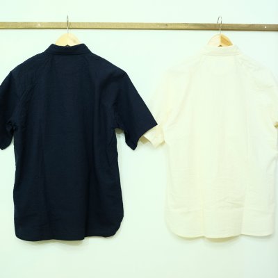 画像3: ARVOR MAREE　シアーサッカーのレギュラー半袖シャツ