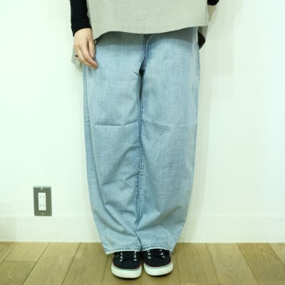 画像2: Westwood Outfitters  涼やわリネンデニムカーブパンツ