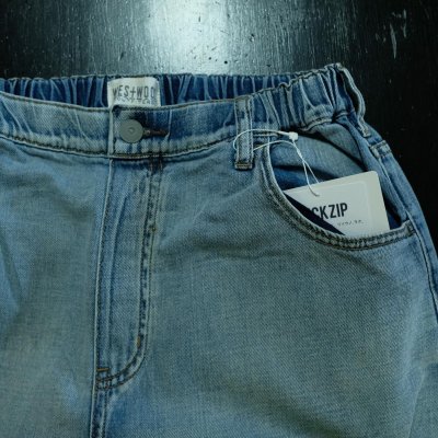 画像1: Westwood Outfitters  涼やわリネンデニムカーブパンツ