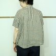 画像9: 快晴堂　 半袖スタンド背タックシャツ (9)