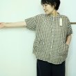 画像6: 快晴堂　 半袖スタンド背タックシャツ (6)