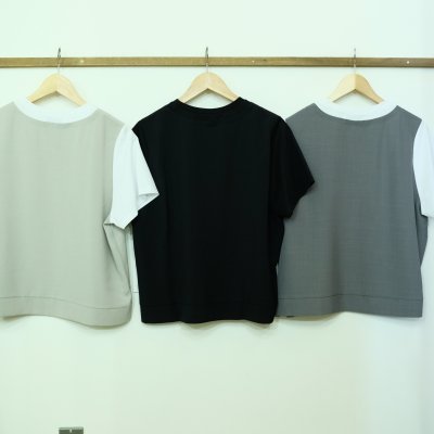 画像3: CYAN　 レイヤーライクコンビTシャツ