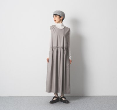 画像1: フレンチブル　 コットンライトモックネックカットソー
