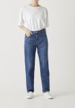 画像1: 夏も！　サキュウ　コットンリネンのテーパードストレート (1)