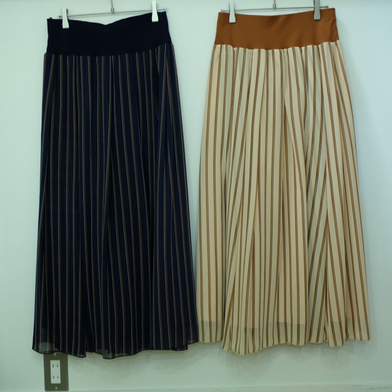sale!! ayane シフォンストライプスカート - さとう衣料店の通販サイト